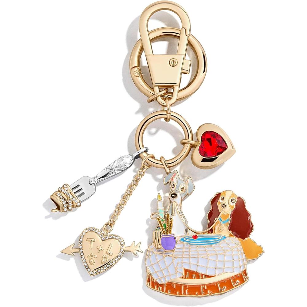imageBaubleBar x Disney Dynamic Duo Bag Charm  Perfect for Accessorizing Your Purse or Backpack  Disney Lover Gifts for All AgesLady and the Tramp