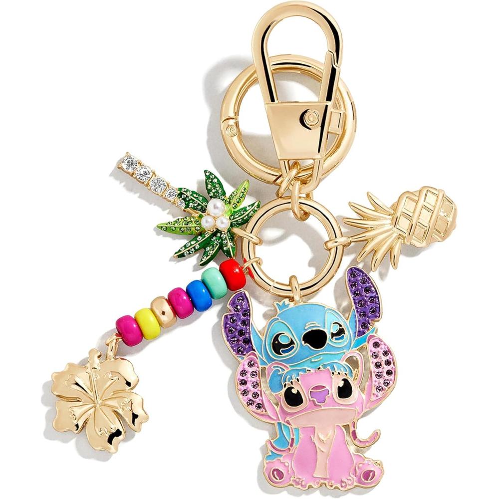 imageBaubleBar x Disney Dynamic Duo Bag Charm  Perfect for Accessorizing Your Purse or Backpack  Disney Lover Gifts for All AgesStitch  Angel