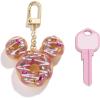 BaubleBar Disney Mickey Mouse Food Themed Bag Charms(Mickey Mouse – Pink Donut Bag Charm)