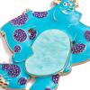 BaubleBar Licensed 2D Bag Charms – Assorted Character Keychains for All Ages – Perfect for Gifting(Monsters Inc – Sully)