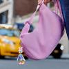 BaubleBar Licensed 3D Bag Charms for All Ages – Cute Character Keychains to Display on Backpacks and Purses(Enamel Daisy Duck)
