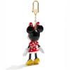 BaubleBar Licensed 3D Bag Charms for All Ages – Cute Character Keychains to Display on Backpacks and Purses(Enamel Minnie Mouse)