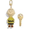 BaubleBar Licensed 3D Bag Charms for All Ages – Cute Character Keychains to Display on Backpacks and Purses(Peanuts – Charlie Brown)