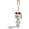 BaubleBar Licensed 3D Bag Charms for All Ages – Cute Character Keychains to Display on Backpacks and Purses(Peanuts – Snoopy)