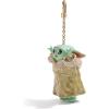 BaubleBar Licensed 3D Bag Charms for All Ages – Cute Character Keychains to Display on Backpacks and Purses(Star Wars – Grogu)