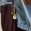BaubleBar Licensed 3D Bag Charms for All Ages – Cute Character Keychains to Display on Backpacks and Purses(Yoda)