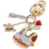 BaubleBar x Disney Dynamic Duo Bag Charm – Perfect for Accessorizing Your Purse or Backpack – Disney Lover Gifts for All Ages(Lady and the Tramp)