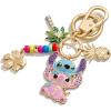 BaubleBar x Disney Dynamic Duo Bag Charm – Perfect for Accessorizing Your Purse or Backpack – Disney Lover Gifts for All Ages(Stitch & Angel)