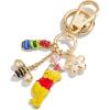 BaubleBar x Disney Dynamic Duo Bag Charm – Perfect for Accessorizing Your Purse or Backpack – Disney Lover Gifts for All Ages(Winnie the Pooh & Piglet)