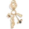 BaubleBar x Disney Dynamic Duo Bag Charm – Perfect for Accessorizing Your Purse or Backpack – Disney Lover Gifts for All Ages(Winnie the Pooh & Piglet)