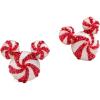 BaubleBar Disney Christmas Stud Earrings(Peppermint – Stud)