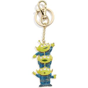 BaubleBar Licensed 2D Bag Charms – Assorted Character Keychains for All Ages – Perfect for Gifting(Toy Story – Alien)