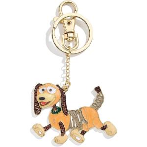 BaubleBar Licensed 2D Bag Charms – Assorted Character Keychains for All Ages – Perfect for Gifting(Toy Story – Slinky Dog)