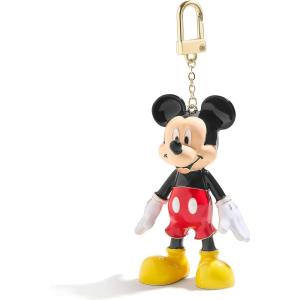 BaubleBar Licensed 3D Bag Charms for All Ages – Cute Character Keychains to Display on Backpacks and Purses(Enamel Mickey Mouse)