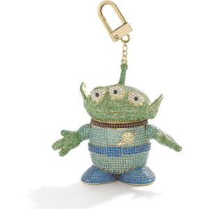 BaubleBar Licensed 3D Bag Charms for All Ages – Cute Character Keychains to Display on Backpacks and Purses(Toy Story – Alien)