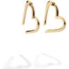 Emory Hoop - Clear/Gold