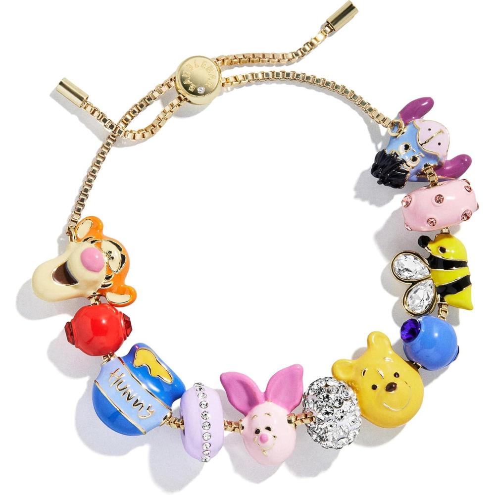 imageBaubleBar x Disney Friends Forever Charm Bracelet  Pull Tie Bracelet with Chunky Beads Disney Characters Fashion Jewelry Stackable and Stylish Accessories for WomenWinnie the Pooh