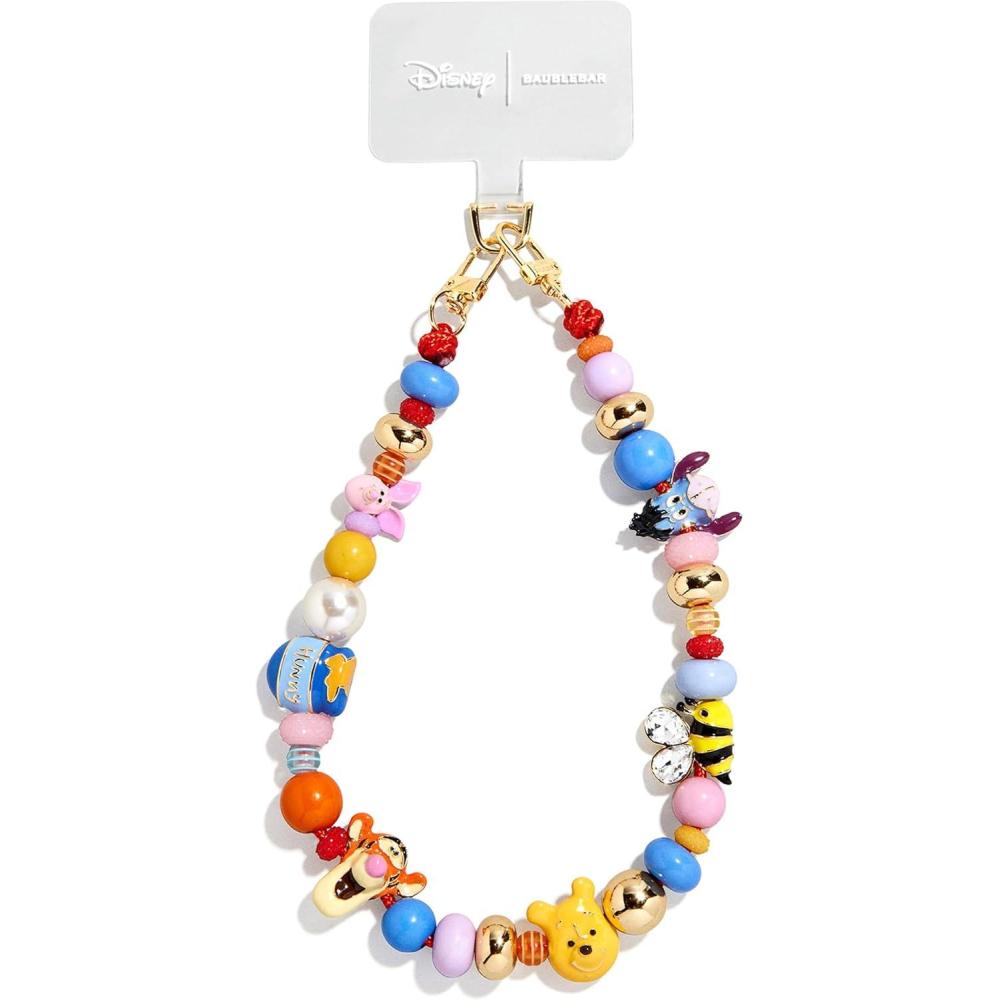 imageBaubleBar x Disney Phone Charm  Licensed Quality Beaded Phone Charms Colorful and Trendy Accessories for All Ages Universal Fit Great Gift OpportunityWinnie the Pooh