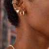 BaubleBar x Disney Demi-Fine Earrings – 18K Gold-Plated Sterling Silver Mickey Mouse Earrings, Perfect for Gifting(Mickey Mouse Pave (Stud))