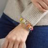 BaubleBar x Disney Friends Forever Charm Bracelet – Pull Tie Bracelet with Chunky Beads, Disney Characters Fashion Jewelry, Stackable and Stylish Accessories for Women(Toy Story)