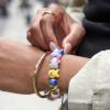 BaubleBar x Disney Friends Forever Charm Bracelet – Pull Tie Bracelet with Chunky Beads, Disney Characters Fashion Jewelry, Stackable and Stylish Accessories for Women(Winnie the Pooh)