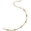 BaubleBar x Disney Mickey Mouse 18K Gold-Plated Sterling Silver Bracelet – Beautiful Mickey Mouse Charms, Delicate and Beautiful Disney Bracelet, Giftable & Stylish