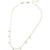 BaubleBar x Disney’s Mickey Mouse Demi-Fine Necklace, 18k Gold-Plated Sterling Silver Necklace, Beautiful and Classic, Perfect for Mickey Mouse Fans of All Ages(Mickey Mouse Gold Station Necklace)