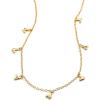 BaubleBar x Disney’s Mickey Mouse Demi-Fine Necklace, 18k Gold-Plated Sterling Silver Necklace, Beautiful and Classic, Perfect for Mickey Mouse Fans of All Ages(Mickey Mouse Gold Station Necklace)