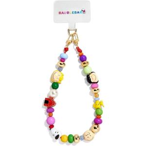 BaubleBar x Disney Phone Charm – Licensed Quality Beaded Phone Charms, Colorful and Trendy Accessories for All Ages, Universal Fit, Great Gift Opportunity(Peanuts)